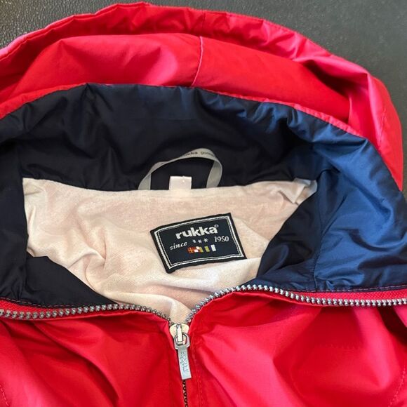Rukka 2pc Set Women's Red Windbreaker Jacket and pants size 34/XS-S - Picture 9 of 16